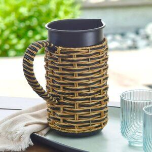 BETTER HOMES and GARDENS Black Galvanized Pitcher